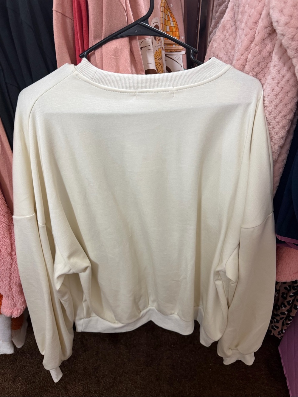 Simply Southern Cream Pullover with Fall Embroidered Treats - Picture 3 of 3